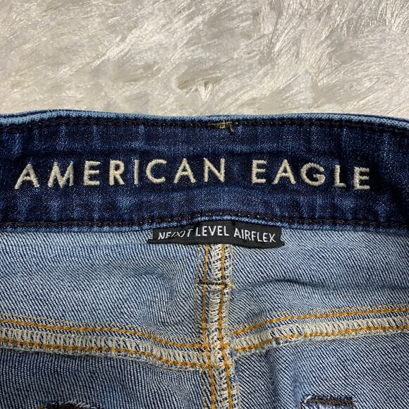 American Eagle Next Level Airflex Skinny Jeans Sz 28 x 28 - Picture 6 of 7